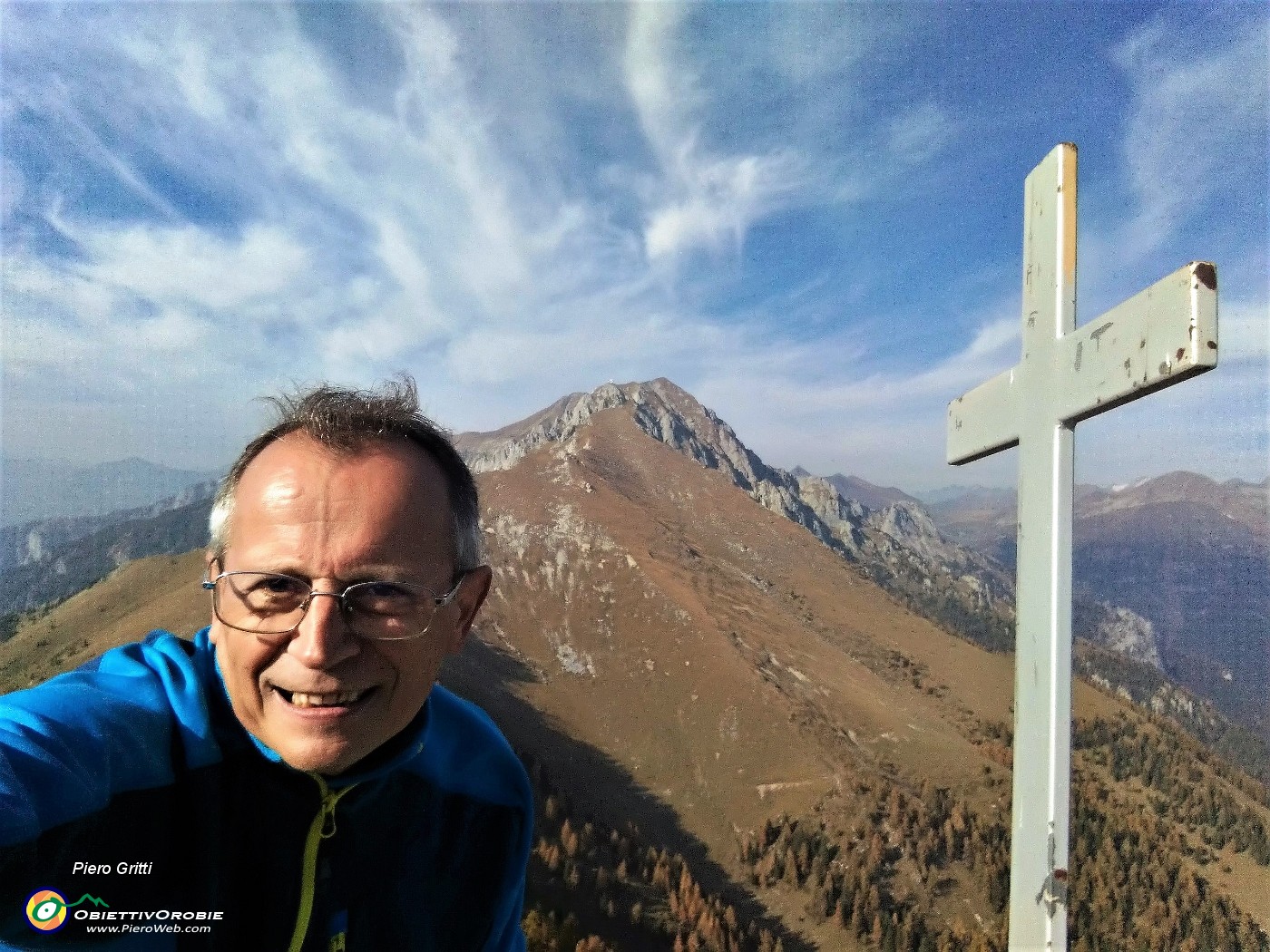 70 Vista dal Pizzo Badile in Monte Secco, salito due volte....jpg